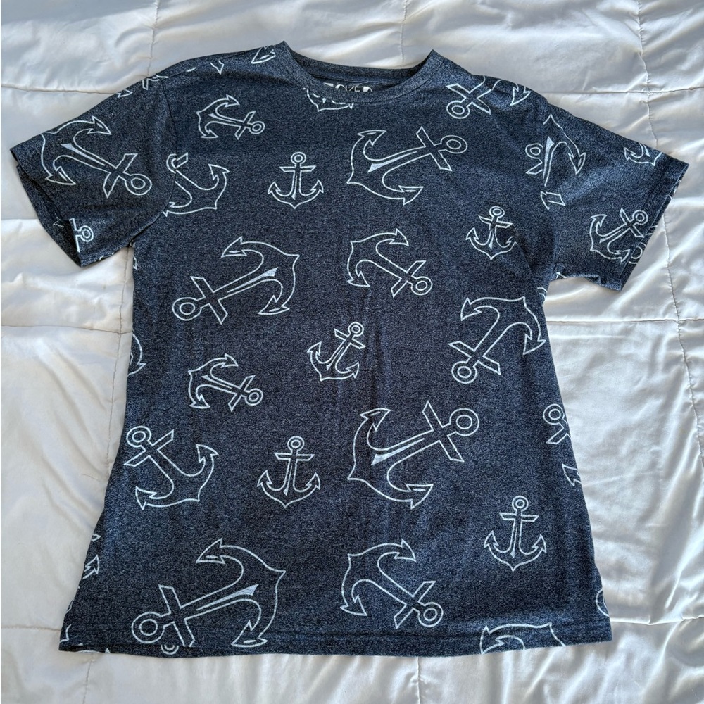Nautical Anchor Print T-Shirt